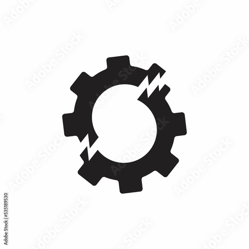 broken gear like disruption icon