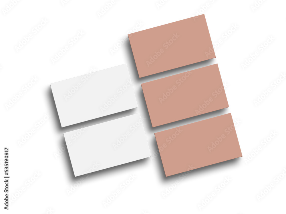 Minimal business card mockup Minimal business card mockup