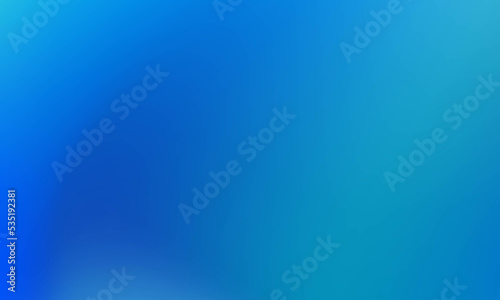 Abstract Blue Gradient Background. Smooth and Blurred Light Blue Gradient.