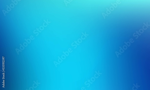 Abstract Blue Gradient Background. Smooth and Blurred Light Blue Gradient.