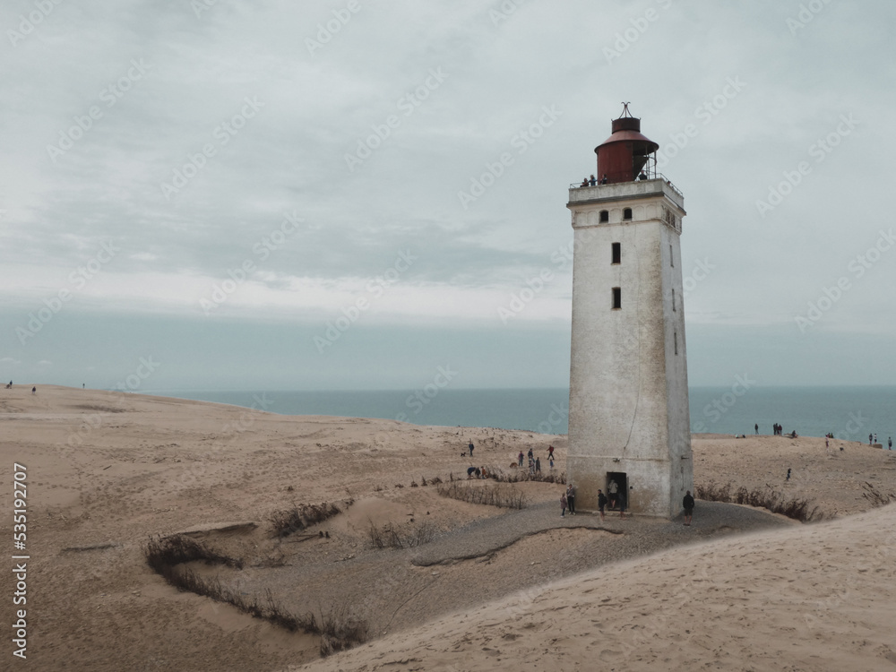 Lighthouse on the danish coast