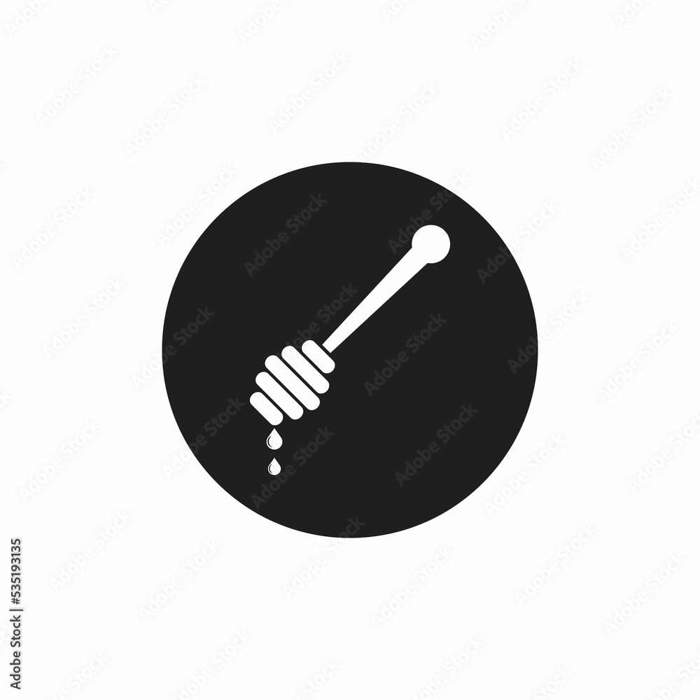 Dripping Honey Icon, Spoon for honey icons button, sign, symbol, logo, illustration, editable stroke, flat design style Dripping Honey Icon, Spoon for honey icons button, sign, symbol, logo, illustration, editable stroke, flat design style
