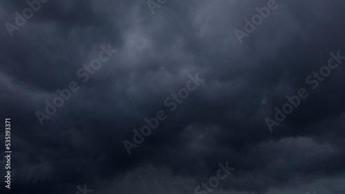 massive dark rain storm clouds bg for weather forecast - abstract 3D rendering