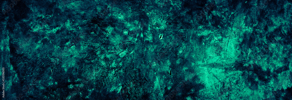Fototapeta premium dark green texture cement concrete wall abstract background