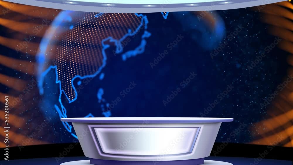 news background video used to combine MC as a news program