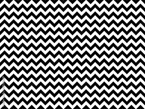 Seamless chevron pattern, zigzag pattern with black and white striped lines