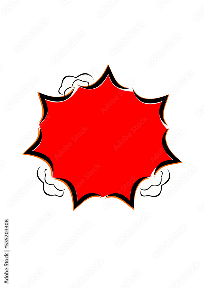 Bubble Comic Chat Shape Bubble Comic Chat Shape