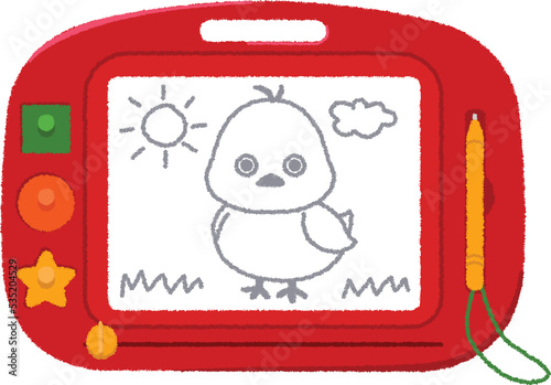 お絵かきボードのイラスト