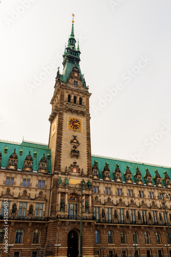 Hamburg city hall or Rathaus in Hamburg, Germany