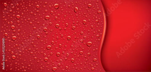 dark red bubbles droplets background with place for your text	
