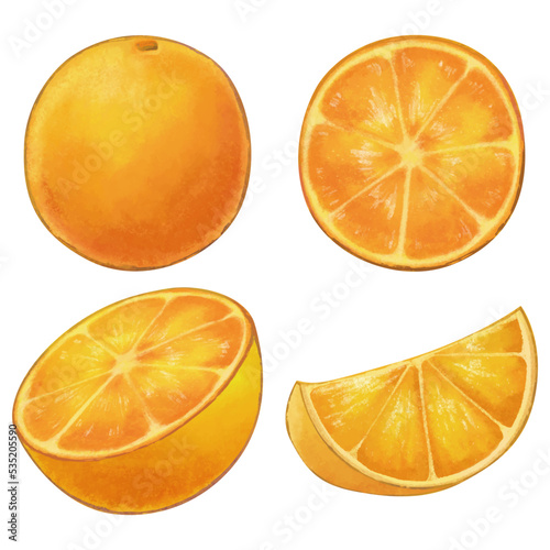 orange illustration
