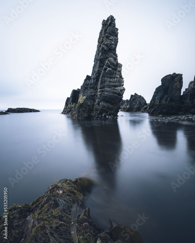 moody seascape iceland