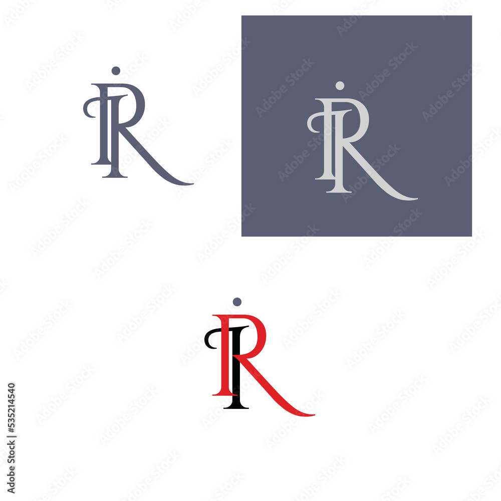 illustration of IR LOGO design illustration of IR LOGO design