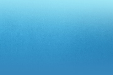 Soft cyan blue gradation with two tone color light tone paint on texture recycled cardboard box blank paper background with space