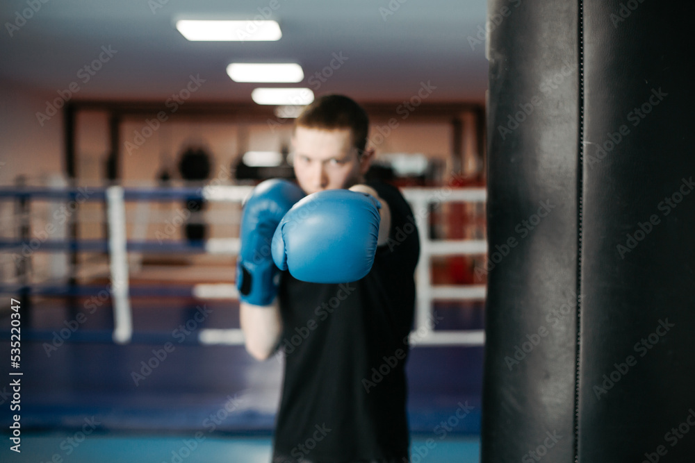 Boxers train in the ring and in the gym Boxers train in the ring and in the gym