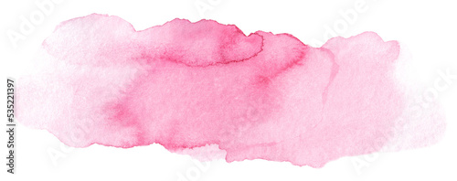 Abstract watercolor texture hand drawn illustration pink red wash