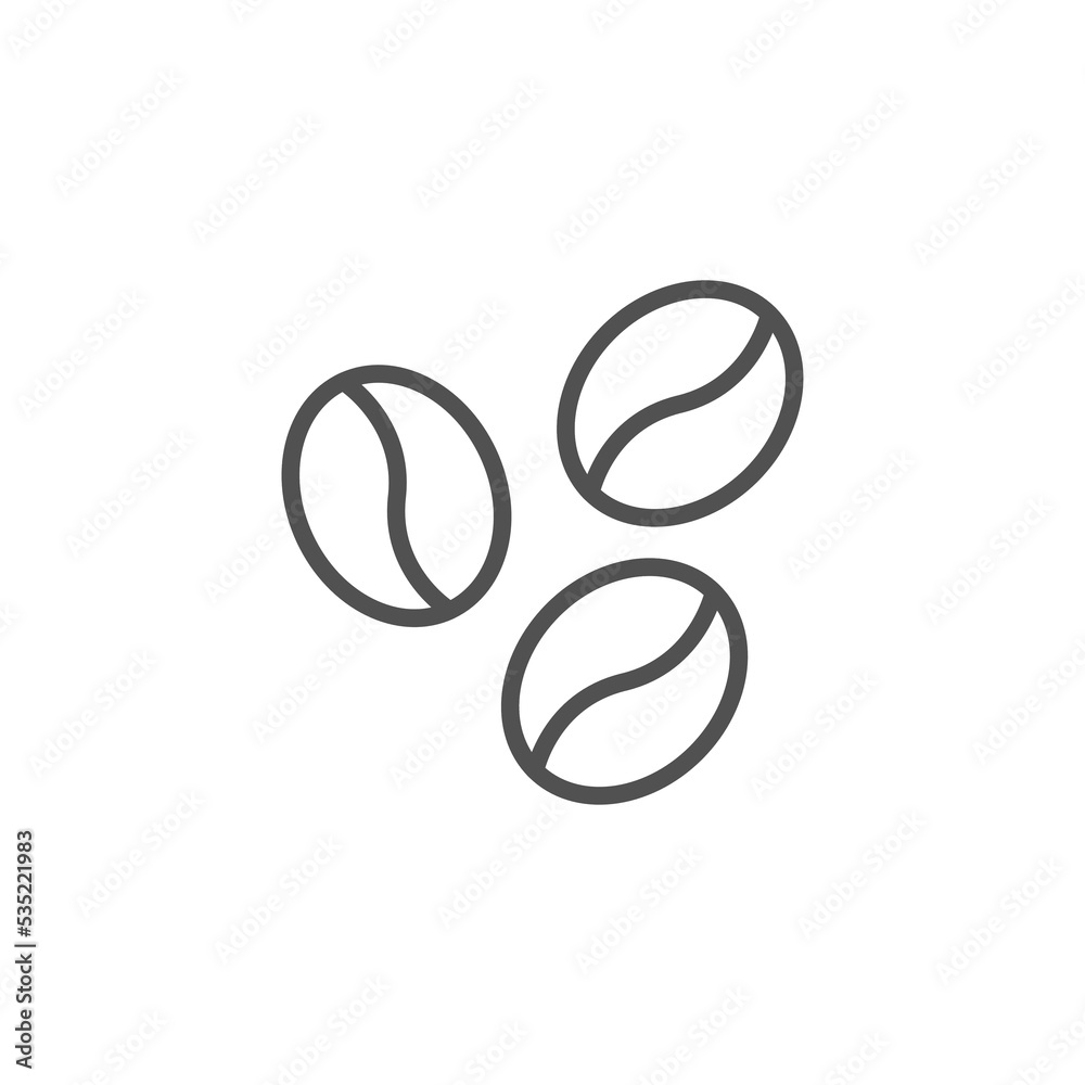 coffee beans icon vector illustration coffee beans icon vector illustration