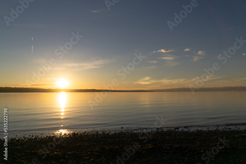 sunrise at lake constance