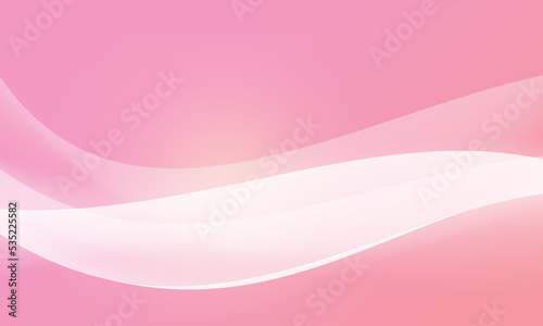 pink lines wave curve gradient soft abstract background