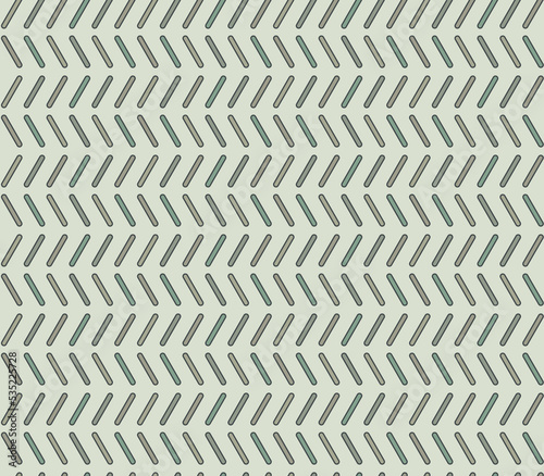 Herringboan seamless pattern. Camouflage green grey tones color palette. Transparent background, vector