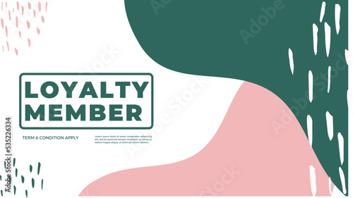 Colorful abstract geometric and fluid banner template for marketing promotion material. cash back, sale and member card bonus design template. Vector EPS10.
