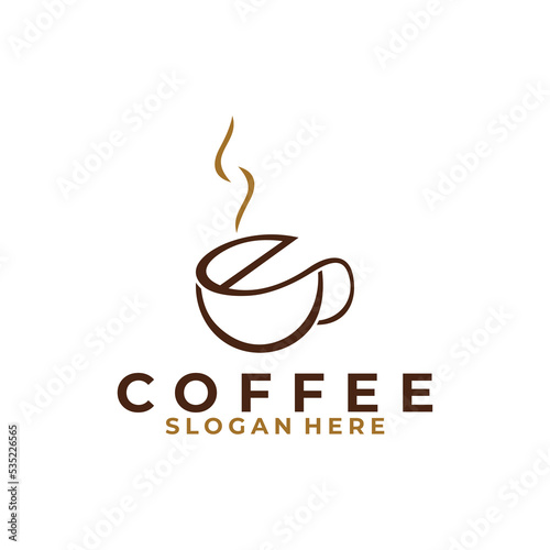coffee logo icon vector isolated