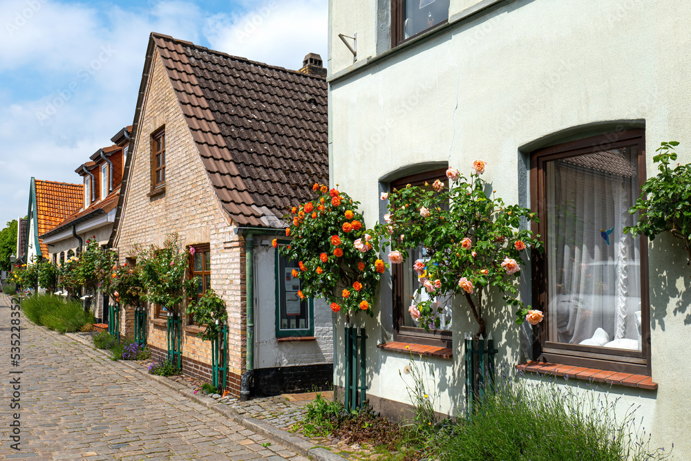 Obraz premium Stadt Schleswig (Schleswig-Holstein) Historische Altstadt