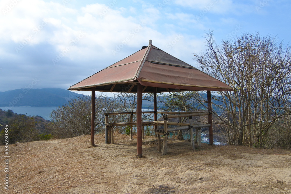 Some Bungalows Around Teluk Cinta beach in Jember, East Java, Indonesia.