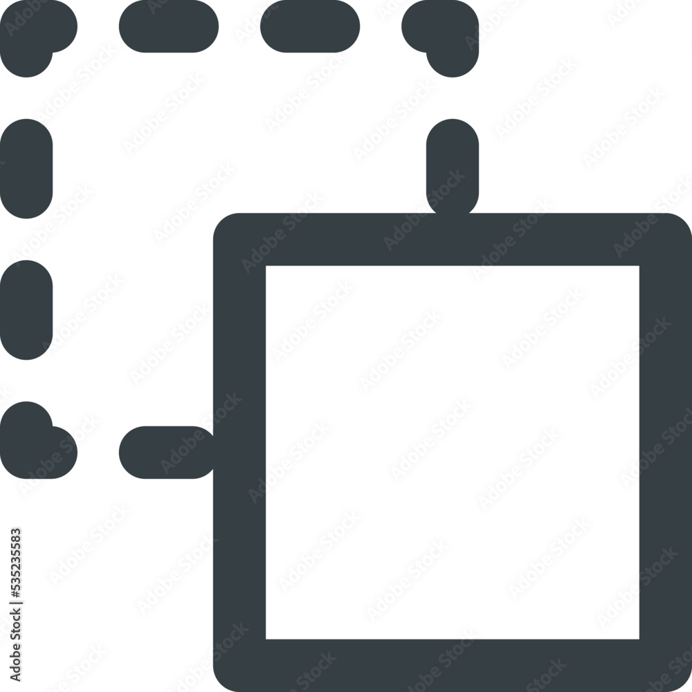 Send element to back, layers symbol. Stock vector illustration isolated on white background. Send element to back, layers symbol. Stock vector illustration isolated on white background.