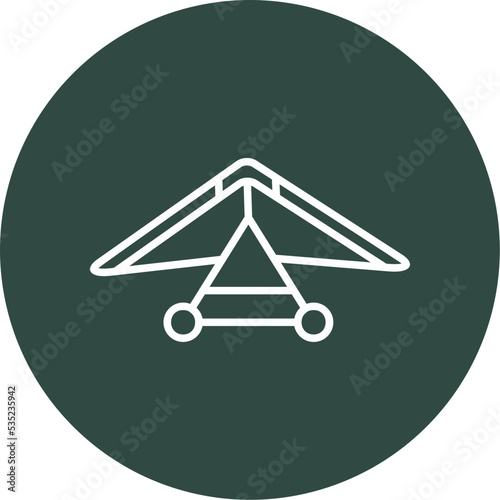Hang Gliding Icon