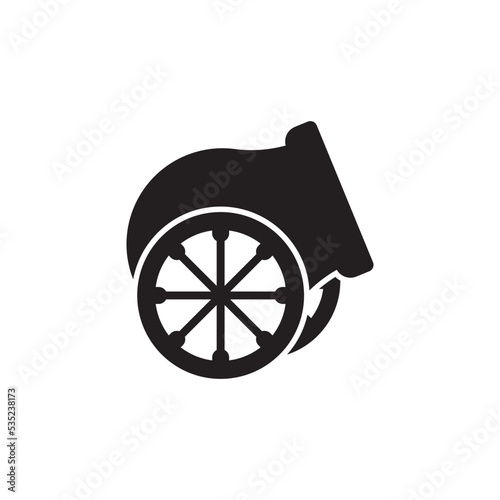cannon logo vector design template