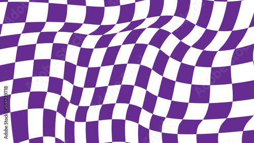 aesthetic white and purple distorted checkerboard, checkers wallpaper illustration, perfect for backdrop, wallpaper, background, banner