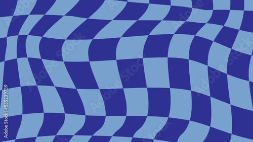 aesthetic blue distorted checkerboard, checkers, tartan wallpaper illustration, perfect for backdrop, wallpaper, background, banner