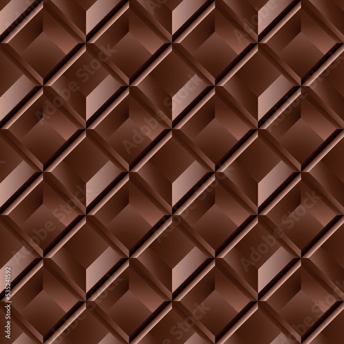 Tafel Schokolade - nahtlos Hintergrund, seamless background