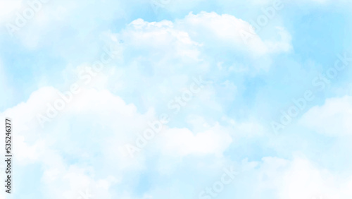 Sky white clouds natural air background texture