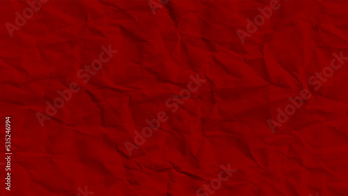 Crumpled red paper as background