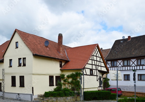 Historical Buildings in the Old Town of Kranichfeld, Thuringia © Ulf