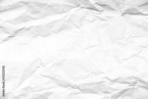 Grunge wrinkled white color paper textured background