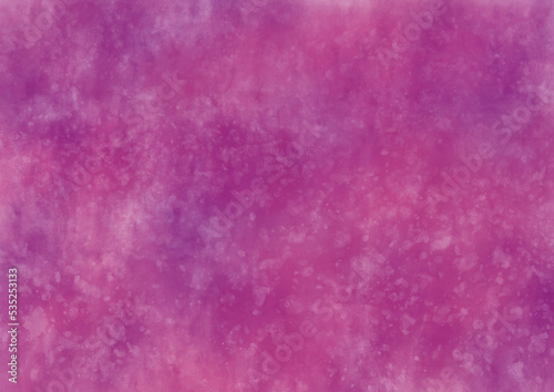 赤紫の汚れた水彩風の背景素材