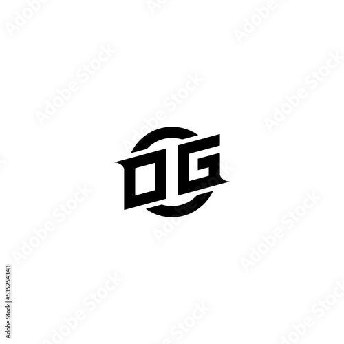 OG Premium esport logo design Initials vector photo