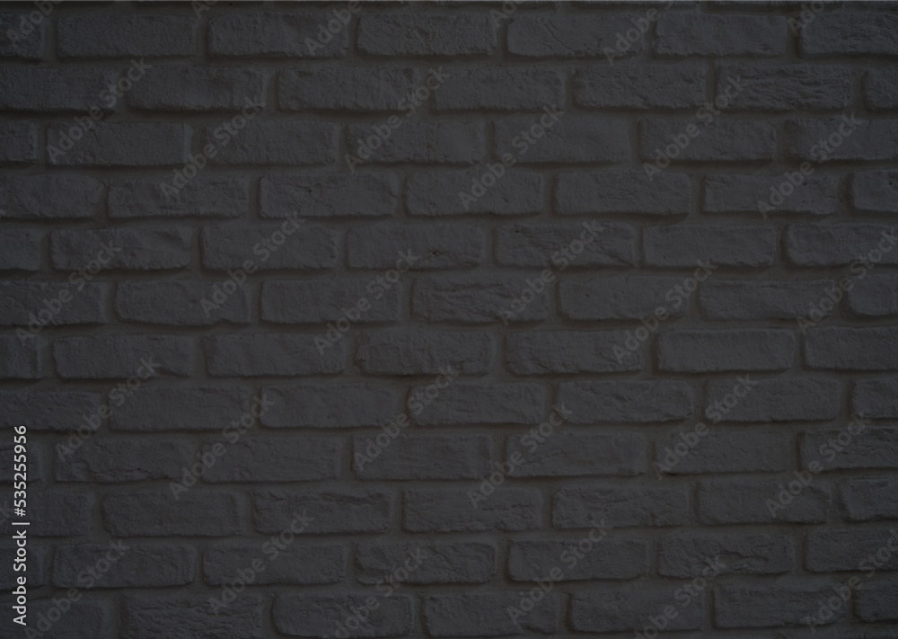 
Black brick wall texture background