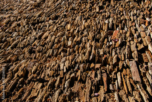 Rough rocks background photo