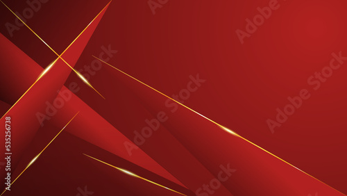 abstract luxury red gold background vector illustration creative concept design