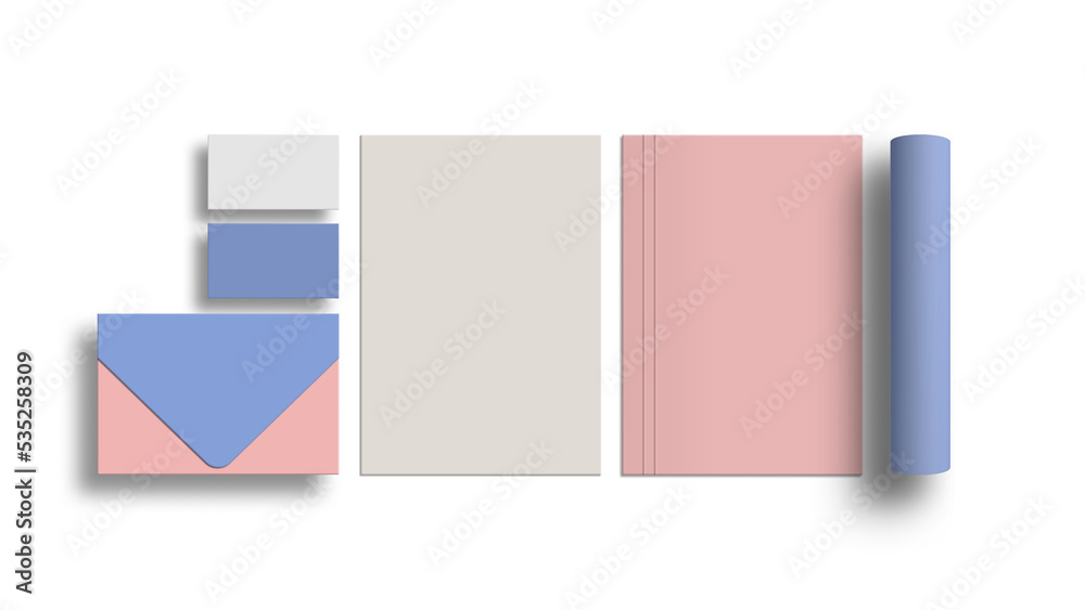 Minimal stationery mockup Minimal stationery mockup