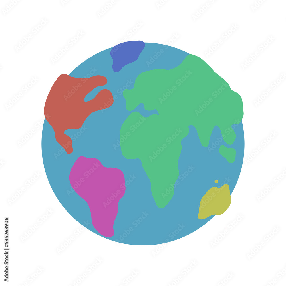 Flat planet Earth icon. Save our planet concept. Raster version. Illustration for web banner, web and mobile, infographics. Flat planet Earth icon. Save our planet concept. Raster version. Illustration for web banner, web and mobile, infographics.