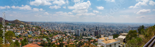 Panoramic view of Belo Horizonte city. Minas Gerais, Brazil.
