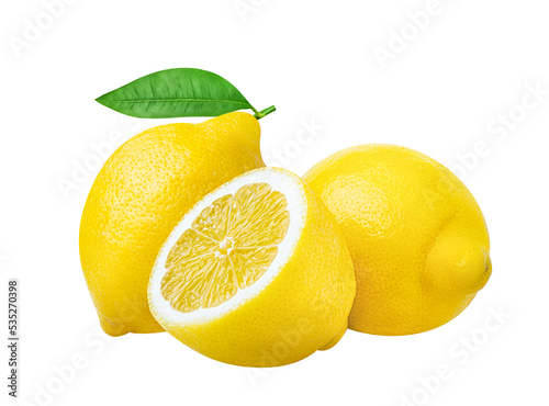 Fotografia, Obraz Lemons isolated