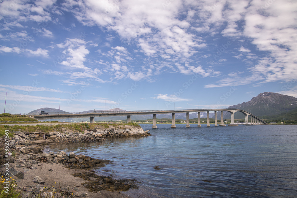 Sortland Bridge, Vesteralen, Nordland, Norway