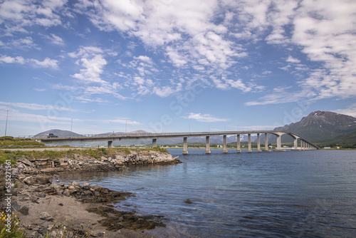 Sortland Bridge  Vesteralen  Nordland  Norway