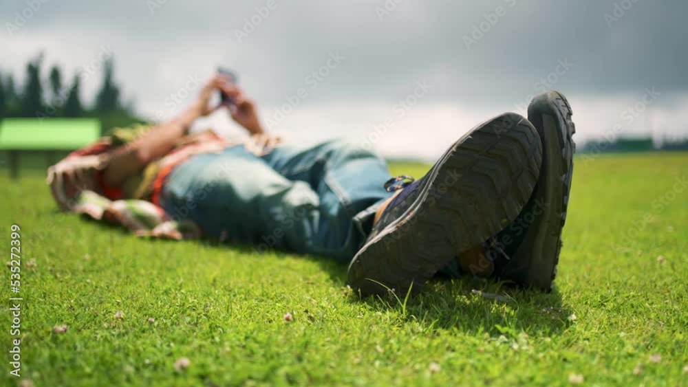 Person on the grass, Jammu and Kashmir, India. Person on the grass, Jammu and Kashmir, India.
